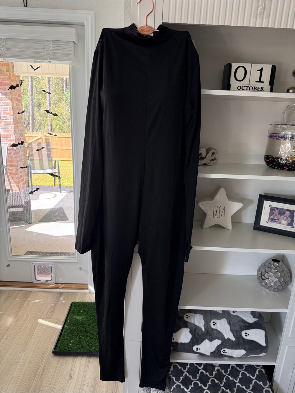 Long-Sleeve Black Women’s Jumpsuit
